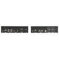 KVX Series KVM Extender over Fiber - 4K, Dual-Head, DisplayPort, USB 2.0 Hub, Serial, SFP, Audio, Local Video